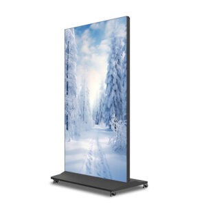75" 4K Full Screen Freestanding Digital Signage